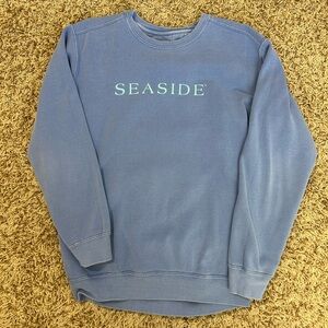 Seaside Style Blue Size Small Sweatshirt!